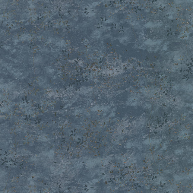 A-Street Prints Arian Blue Inkburst Wallpaper