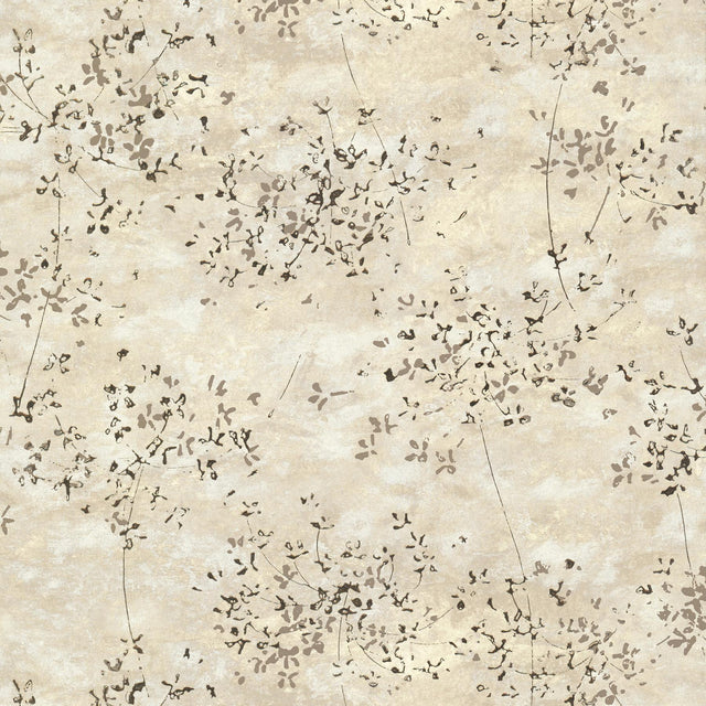 A-Street Prints Arian Gold Inkburst Wallpaper