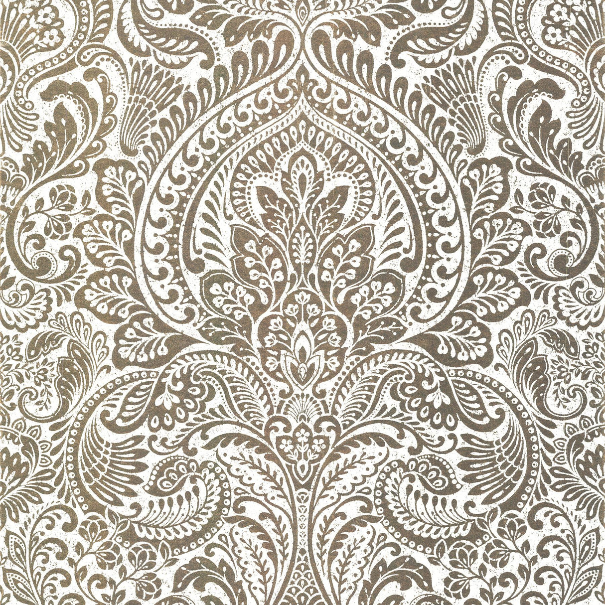 A-Street Prints Artemis Floral Damask Gold Wallpaper