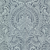 A-Street Prints Artemis Floral Damask Sapphire Wallpaper