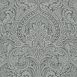 A-Street Prints Artemis Pewter Floral Damask Wallpaper