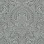 A-Street Prints Artemis Pewter Floral Damask Wallpaper