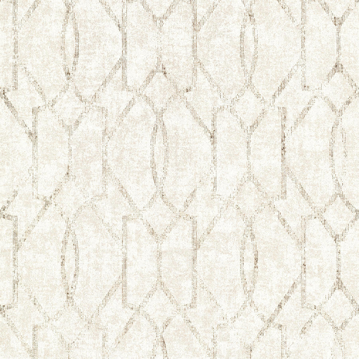 A-Street Prints Ziva Cream Trellis Wallpaper