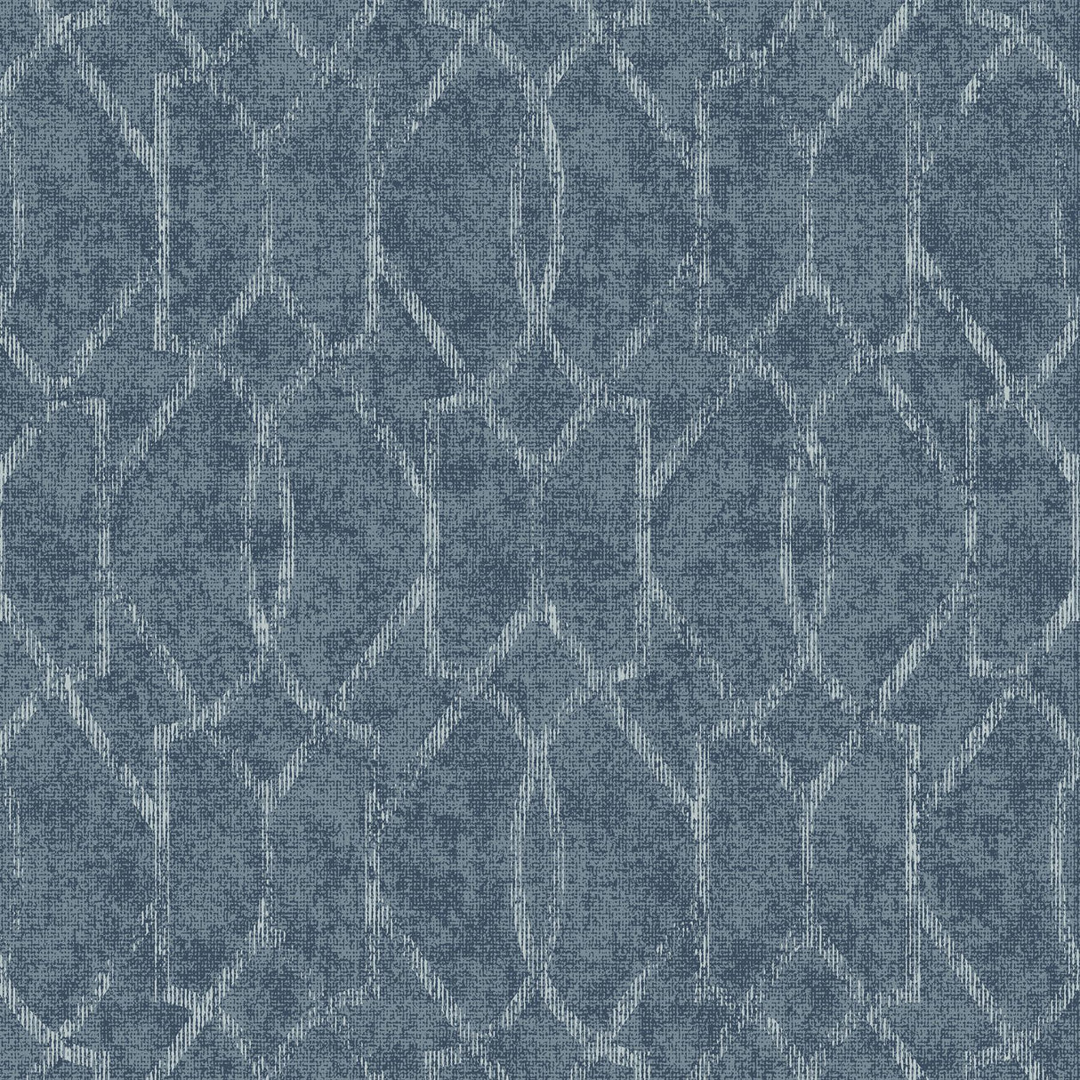 A-Street Prints Ziva Blue Trellis Wallpaper