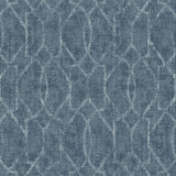 A-Street Prints Ziva Trellis Blue Wallpaper