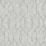 A-Street Prints Ziva Platinum Trellis Wallpaper