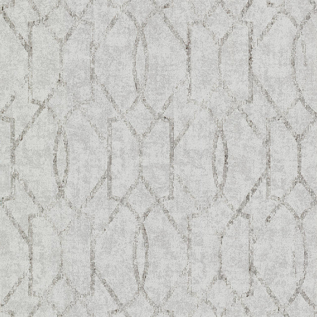 A-Street Prints Ziva Platinum Trellis Wallpaper