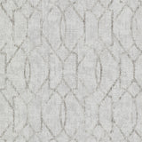 A-Street Prints Ziva Trellis Platinum Wallpaper