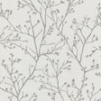 A-Street Prints Koura Silver Budding Branches Wallpaper
