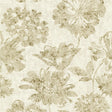 A-Street Prints Kala Gold Floral Wallpaper