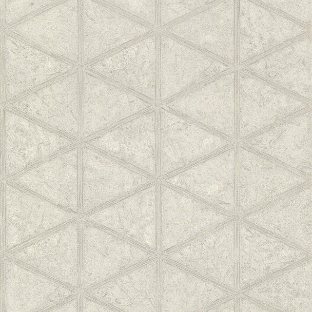 A-Street Prints Mayari Platinum Tiled Wallpaper
