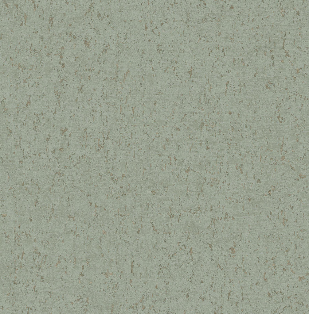 Brewster Home Fashions Guri Green Concrete Texture Wallpaper