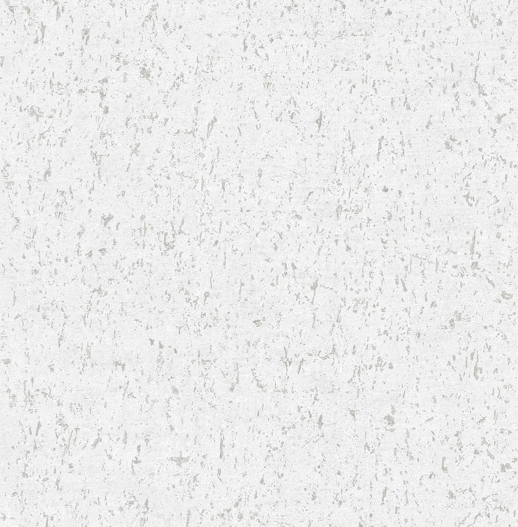 Brewster Home Fashions Guri White Concrete Texture Wallpaper