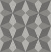 Brewster Home Fashions Valiant Grey Faux Grasscloth Mosaic Wallpaper