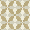 Brewster Home Fashions Valiant Gold Faux Grasscloth Mosaic Wallpaper