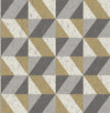 Brewster Home Fashions Cerium Moss Concrete Geometric Wallpaper