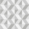 Brewster Home Fashions Cerium Grey Concrete Geometric Wallpaper