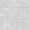 Brewster Home Fashions Cheverny Light Grey Wood Tile Wallpaper