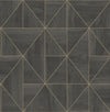 Brewster Home Fashions Cheverny Dark Brown Wood Tile Wallpaper