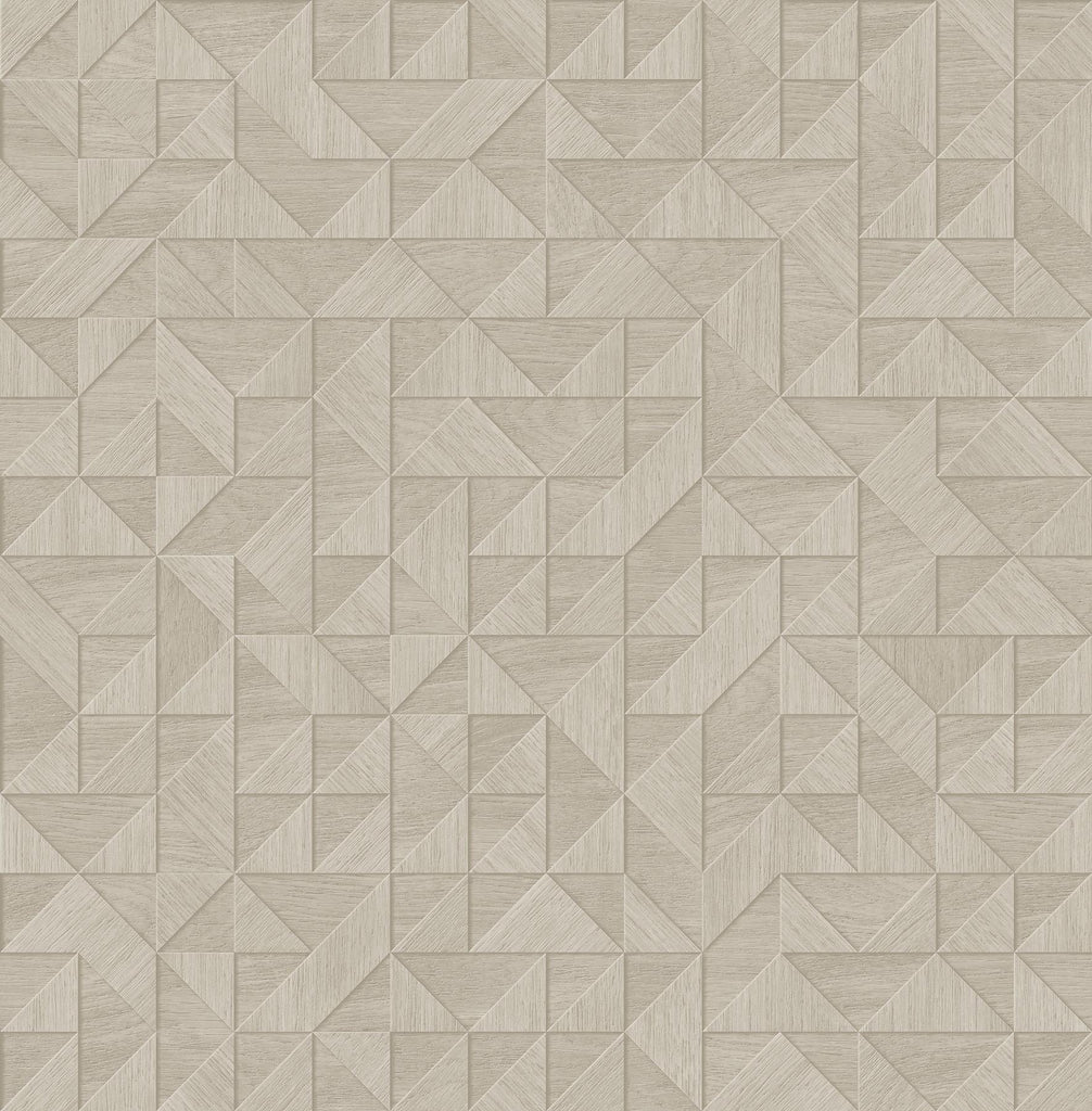 Brewster Home Fashions Gallerie Grey Triangle Geometric Wallpaper