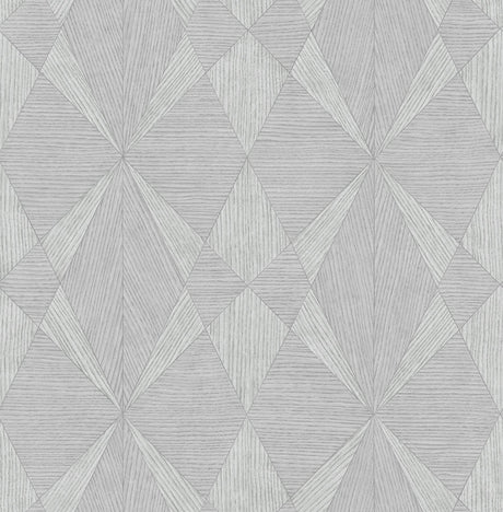 Brewster Home Fashions Intrinsic Textured Geometric Grey Wallpaper