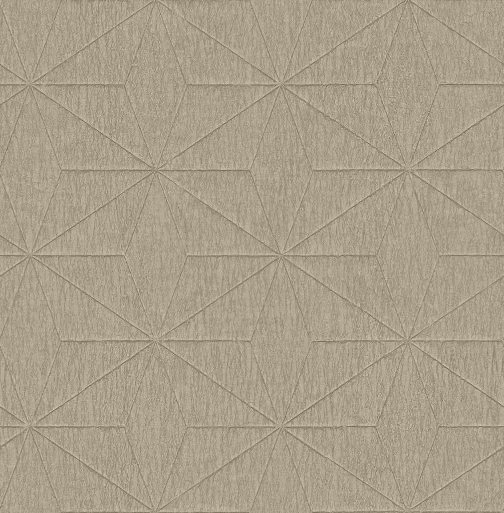 Brewster Home Fashions Bernice Diamond Geometric Gold Wallpaper