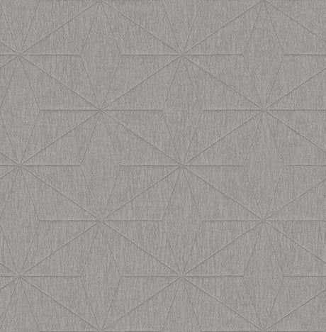 Brewster Home Fashions Bernice Silver Diamond Geometric Wallpaper