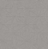 Brewster Home Fashions Bernice Diamond Geometric Silver Wallpaper