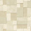 Brewster Home Fashions Duchamp Wheat Patchwork Metallic Wallpaper
