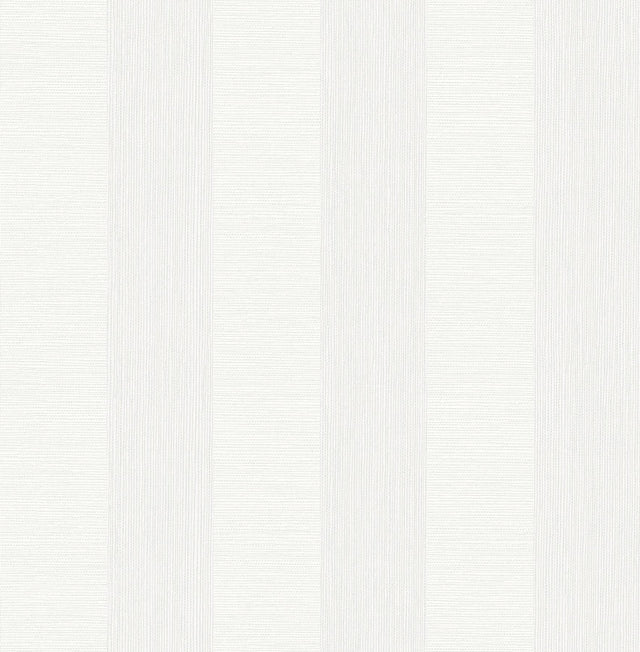 Brewster Home Fashions Intrepid White Textured Stripe Wallpaper