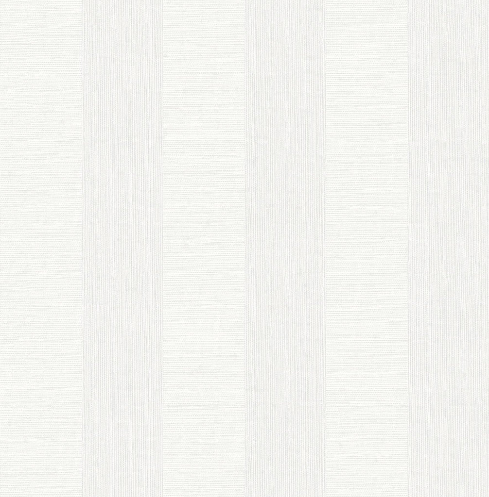 Brewster Home Fashions Intrepid Textured Stripe White Wallpaper