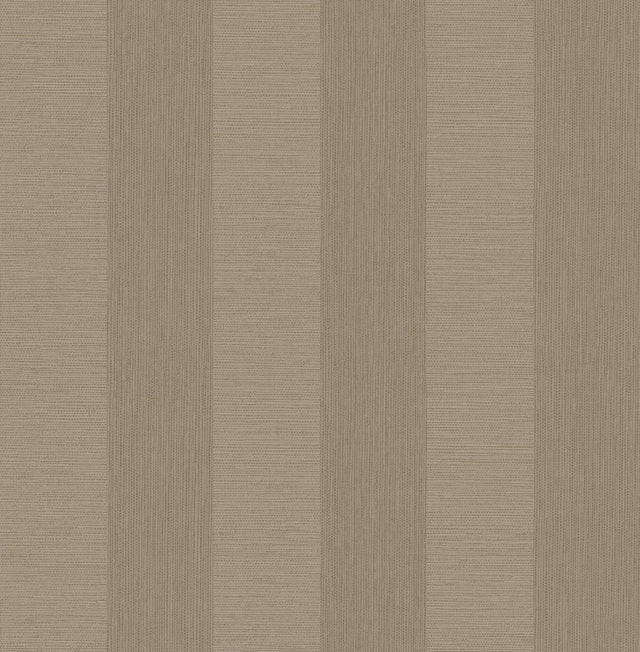 Brewster Home Fashions Intrepid Taupe Textured Stripe Wallpaper
