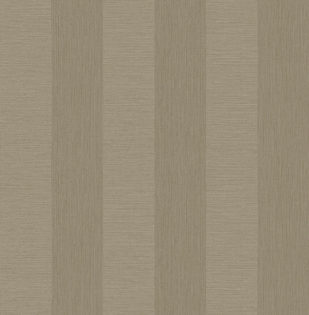 Brewster Home Fashions Intrepid Textured Stripe Taupe Wallpaper