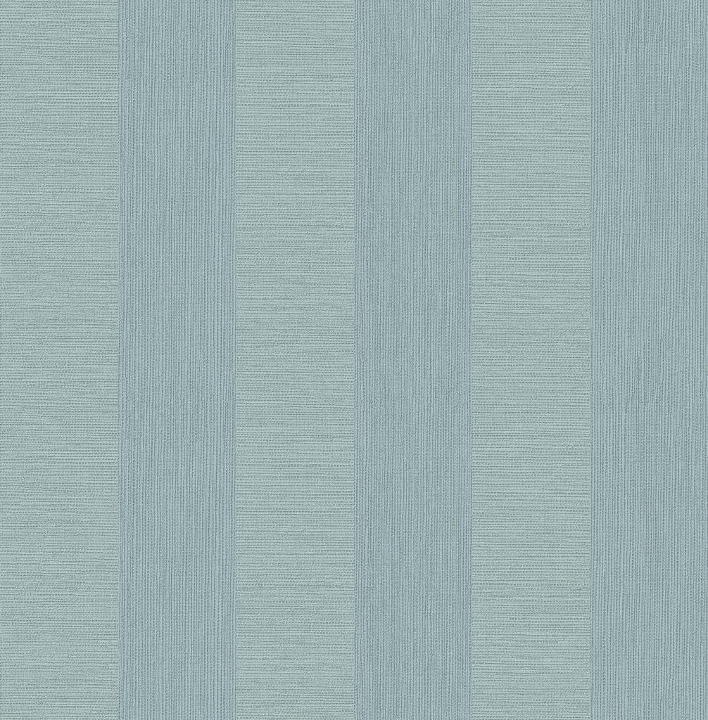 Brewster Home Fashions Intrepid Textured Stripe Blue Wallpaper