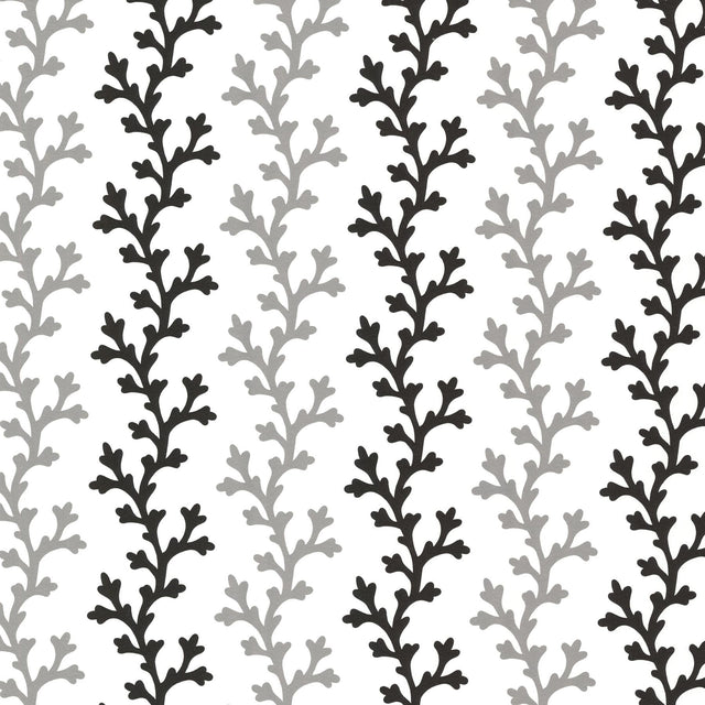 Brewster Home Fashions Georgina Black Ombre Coral Wallpaper
