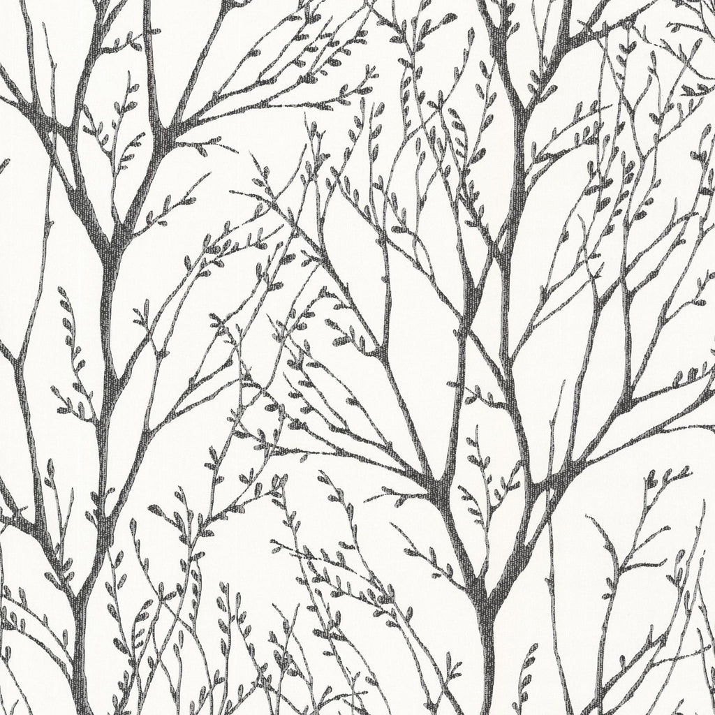 Brewster Home Fashions Delamere Black Tree Branches Wallpaper