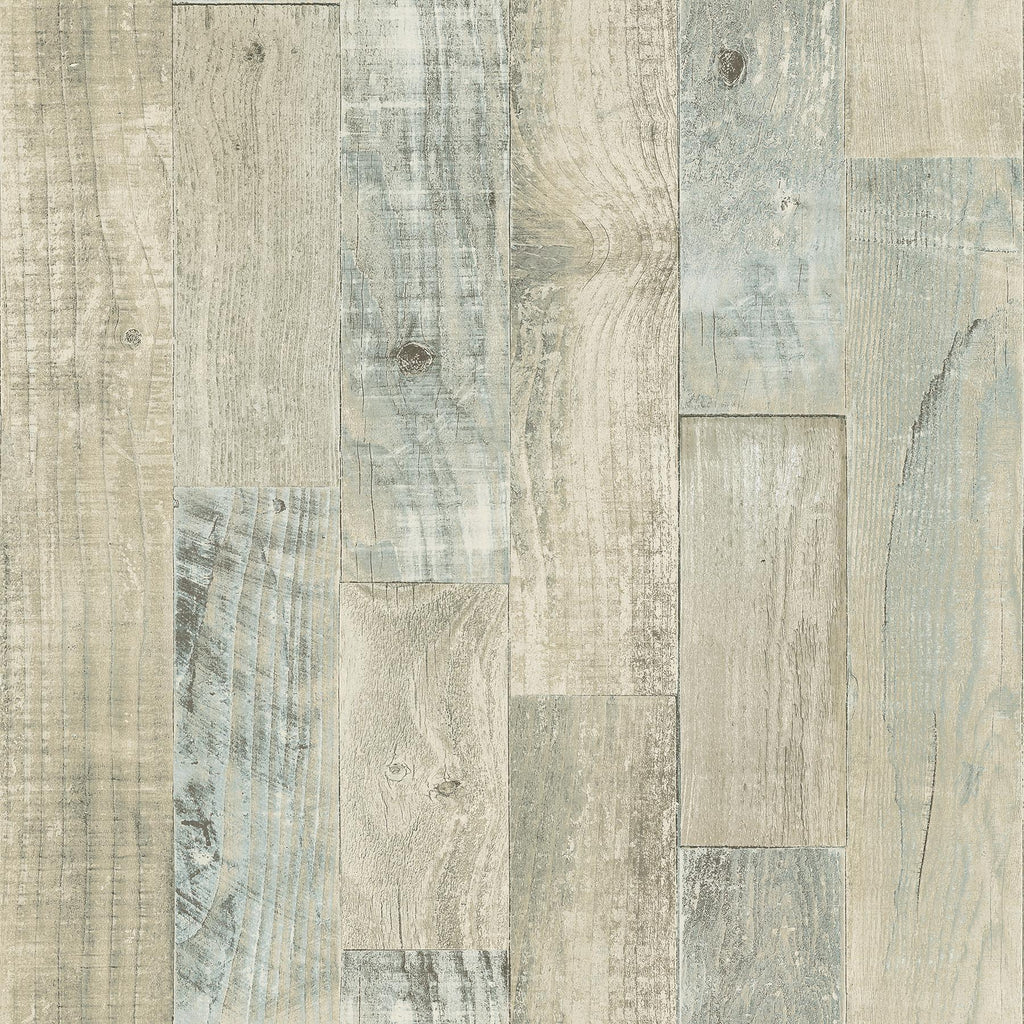 Brewster Home Fashions Chebacco Beige Wooden Planks Wallpaper