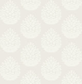 Brewster Home Fashions Totem Eggshell Pinecone Wallpaper
