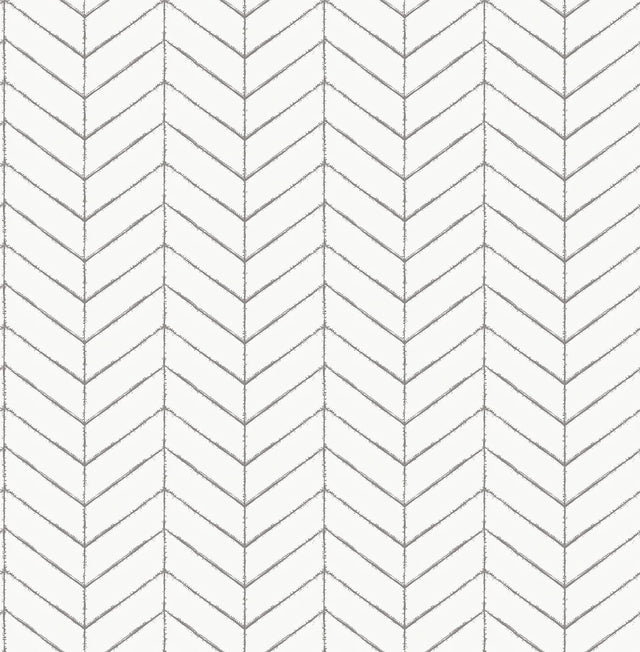 Brewster Home Fashions Bison Taupe Herringbone Wallpaper