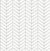 Brewster Home Fashions Bison Herringbone Taupe Wallpaper