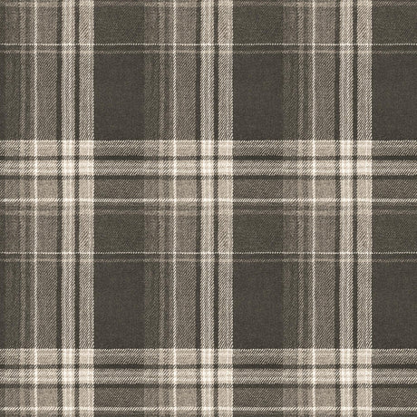Brewster Home Fashions Saranac Dark Brown Flannel Wallpaper