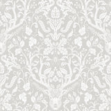Brewster Home Fashions Kiwassa Taupe Antler Damask Wallpaper