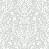 Brewster Home Fashions Kiwassa Grey Antler Damask Wallpaper