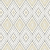 Brewster Home Fashions Ganado Beige Geometric Ikat Wallpaper