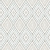 Brewster Home Fashions Ganado Grey Geometric Ikat Wallpaper