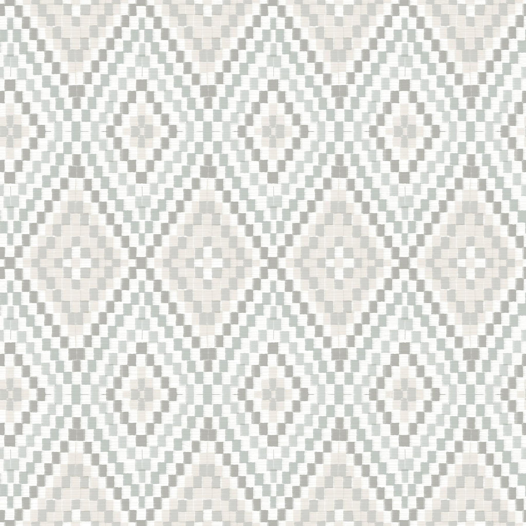 Brewster Home Fashions Ganado Geometric Ikat Grey Wallpaper