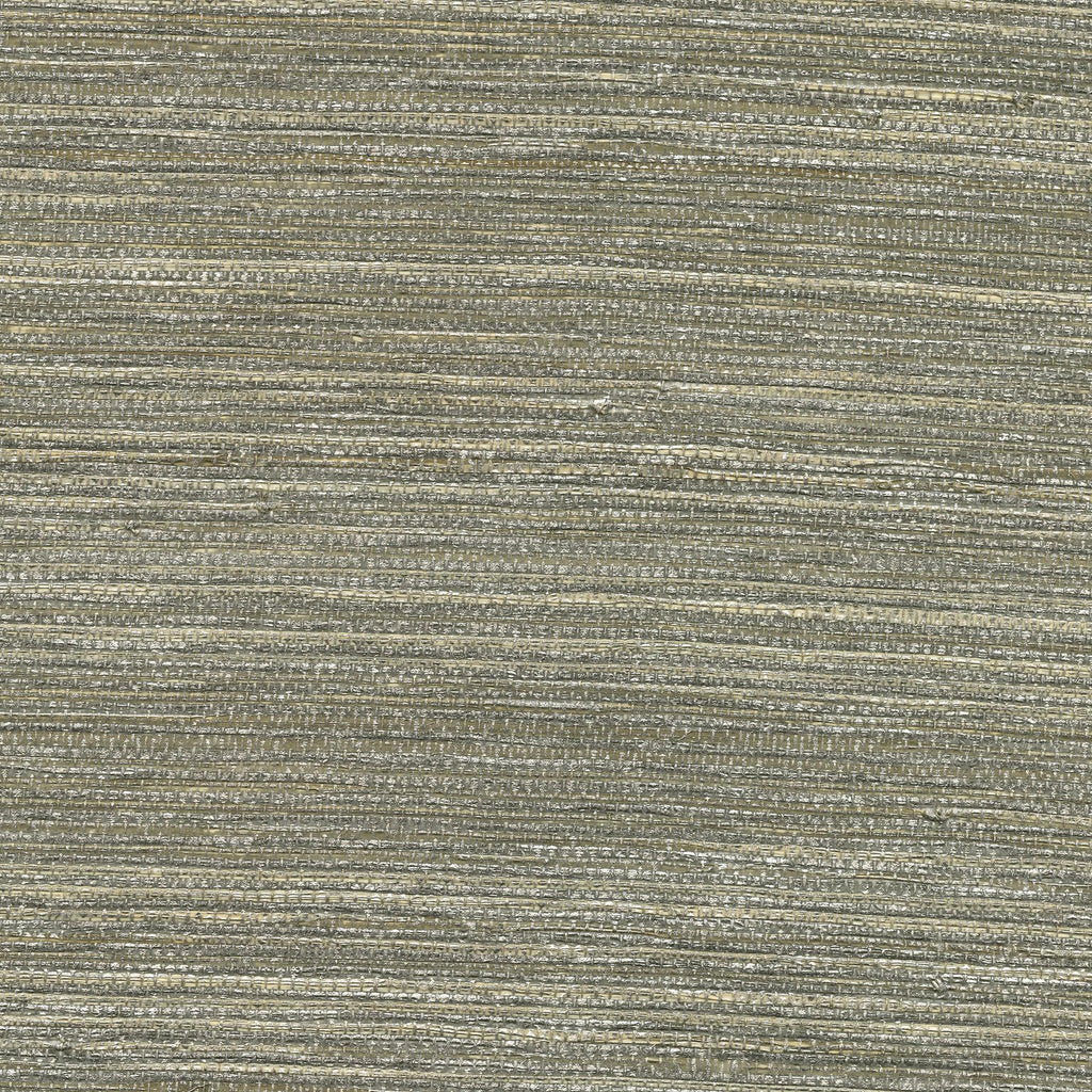 Brewster Home Fashions Liaohe Grasscloth Silver Wallpaper