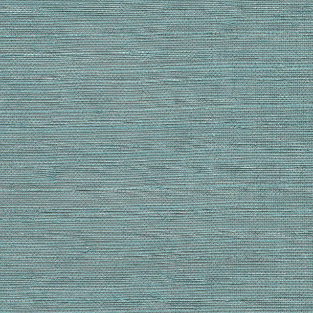 Brewster Home Fashions Haiphong Turquoise Grasscloth Wallpaper