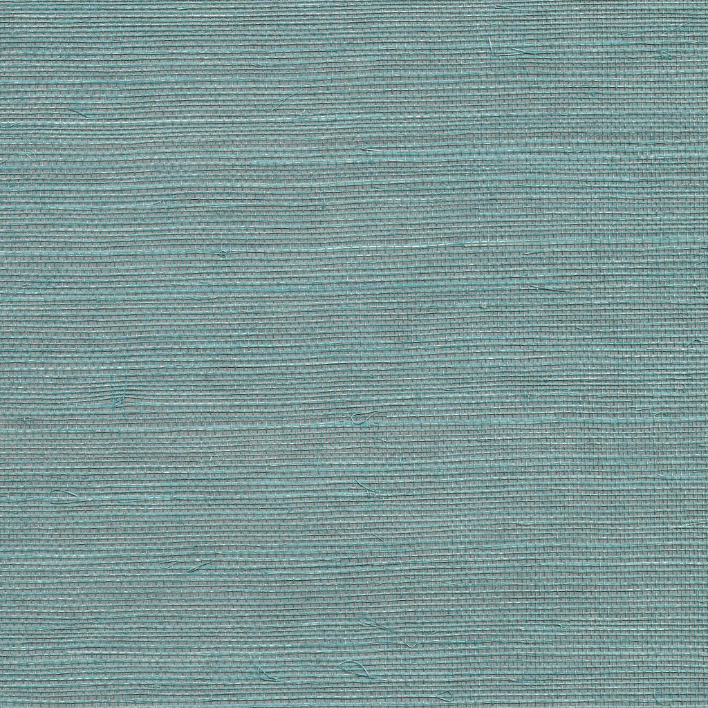 Brewster Home Fashions Haiphong Turquoise Grasscloth Wallpaper