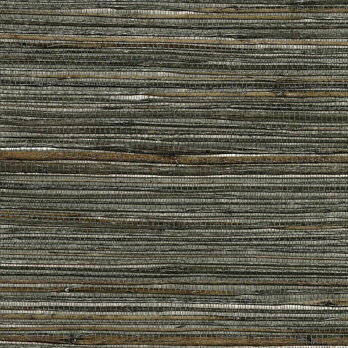 Brewster Home Fashions Fujian Grasscloth Silver Wallpaper